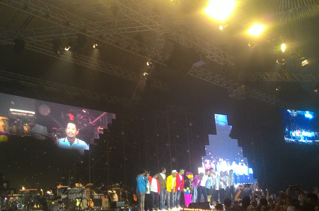 Maliq & D'Essentials dan The Groove (Foto: Metrotvnews/Elang)