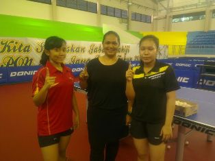 Atlet Tenis Meja Putri Jabar Siap Raih Medali Emas PON 2016
