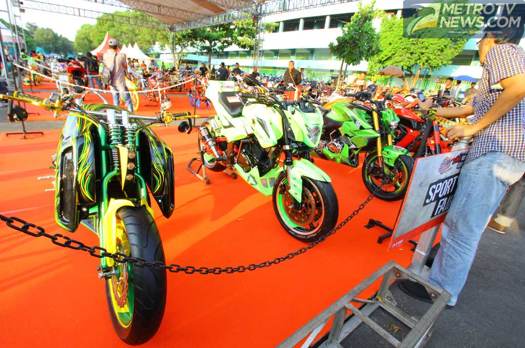 Antusias para peserta Honda Modif Contest di event final HMC 2015. MTVN/Ahmad Garuda