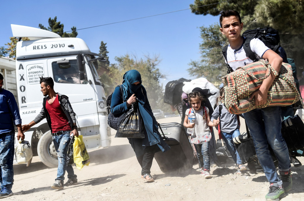 Syrian refugees (Photo:AFP/Bulent Kilic)