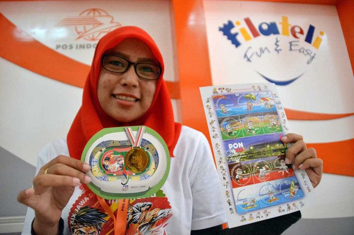 Pos Indonesia Terbitkan Prangko Seri PON XIX