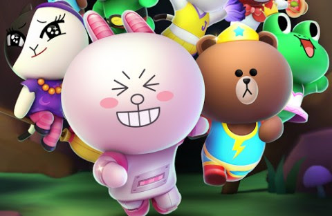 LINE RUSH! has been available in iOS and Android