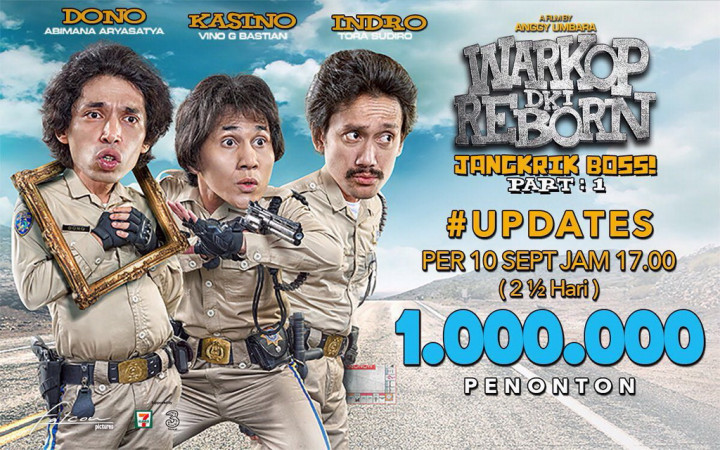 Film Warkop DKI Reborn Tembus Satu Juta Penonton