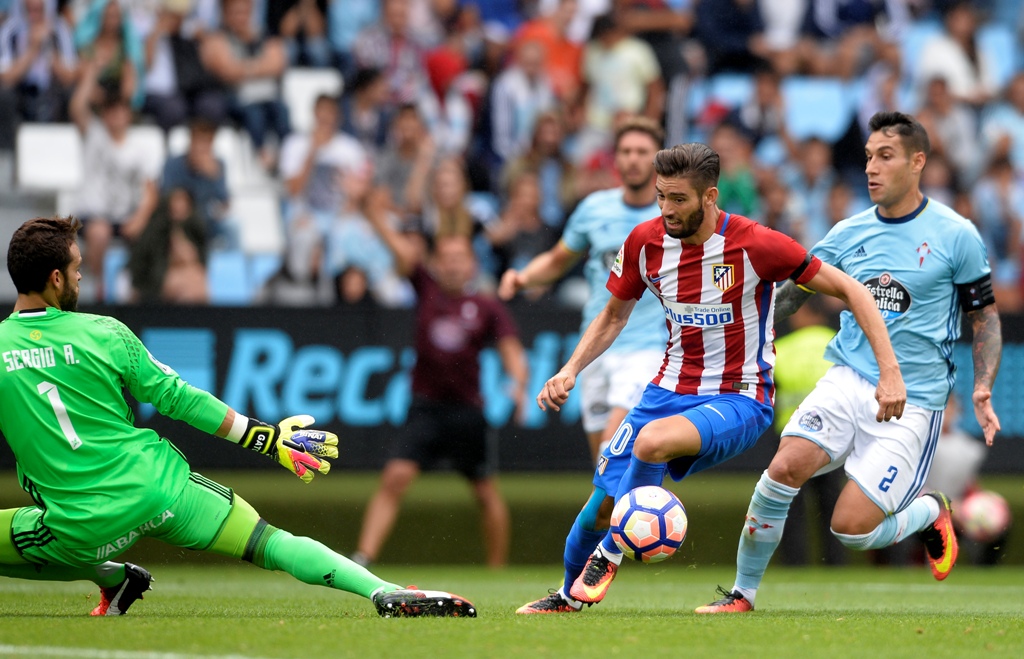 Suasana laga Celta Vigo kontra Atletico Madrid (MIGUEL RIOPA / AFP)