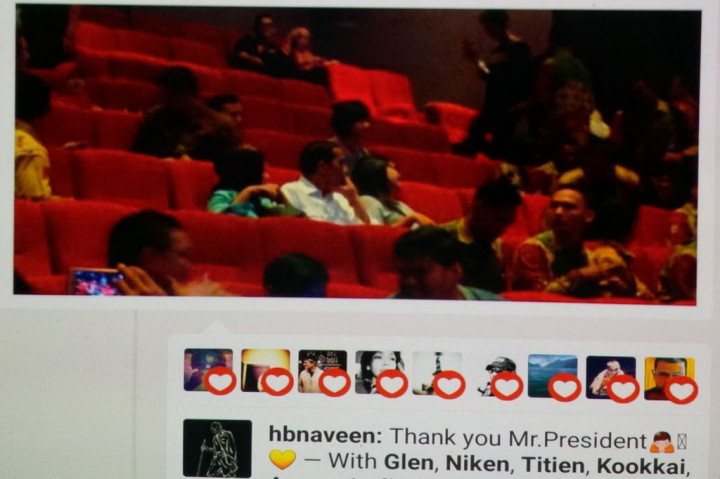 Indro Kaget Presiden Jokowi Nonton Film Warkop DKI Reborn