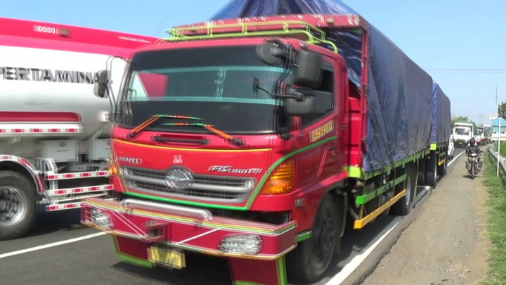 Sopir Truk tak Tahu Larangan Melintas saat Iduladha