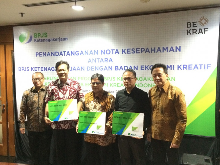 BPJS Ketenagakerjaan-Bekraf Dorong Artis Jadi Filantropi Iuran Pekerja Ekonomi Kreatif