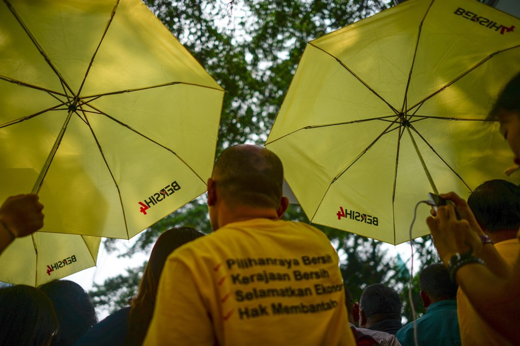 Protes Bersih di Malaysia (Foto: AFP)