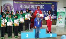Tim Drum Band Putra Putri Banten Raih Emas