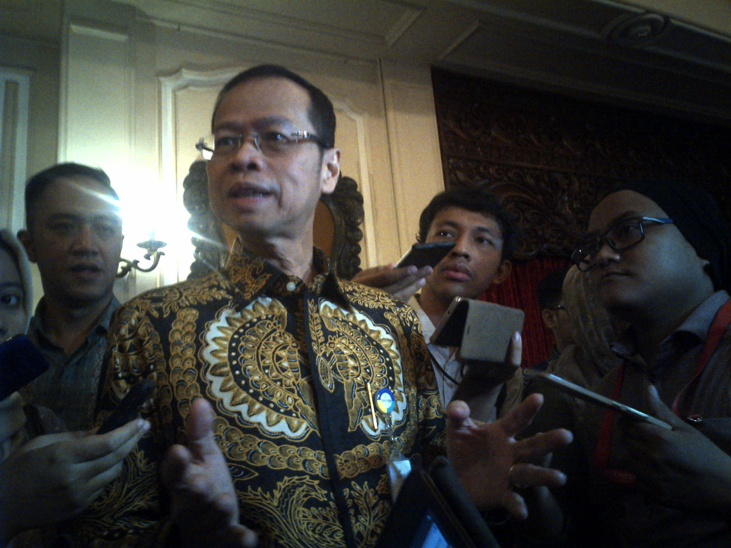 Direktur Utama BJB Ahmad Irfan. MTVN/Angga Bratadharma.