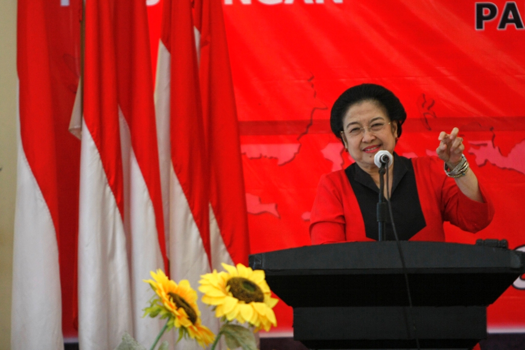Ketua Umum PDI Perjuangan Megawati Soekarnoputri. MI/Barry Fathahilah.