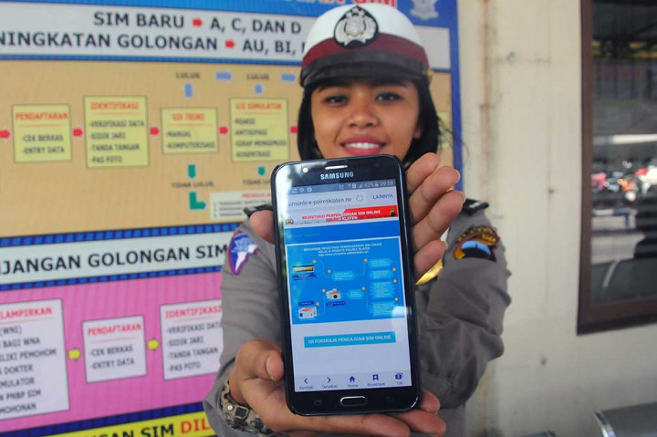 Polres Klaten Luncurkan Layanan Delivery SIM Online