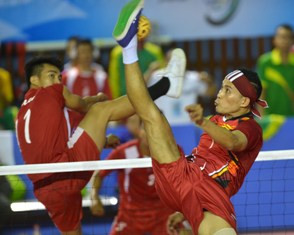 Raih Emas Pertama, Gorontalo Pertahankan Tradisi di Sepak Takraw