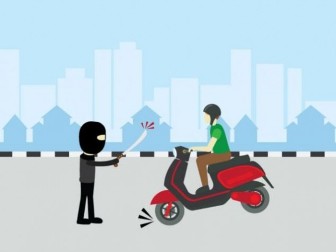 Begal Motor Tewas Dihajar Massa