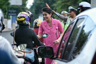 Ketua Bhayangkari Minta Polantas Lebih Ramah