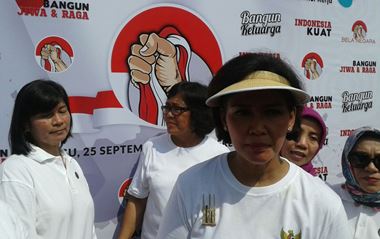 Istri Para Menteri Sosialisasikan Bela Negara di Kota Bandung