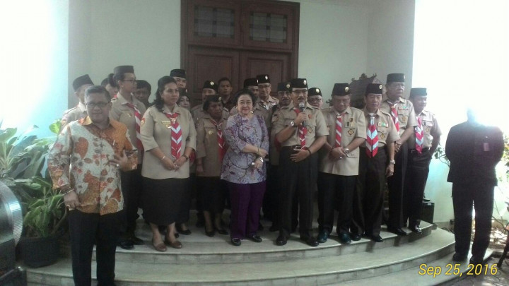 Temui Megawati, Adhyaksa Dault Sampaikan Permasalahan di Pramuka