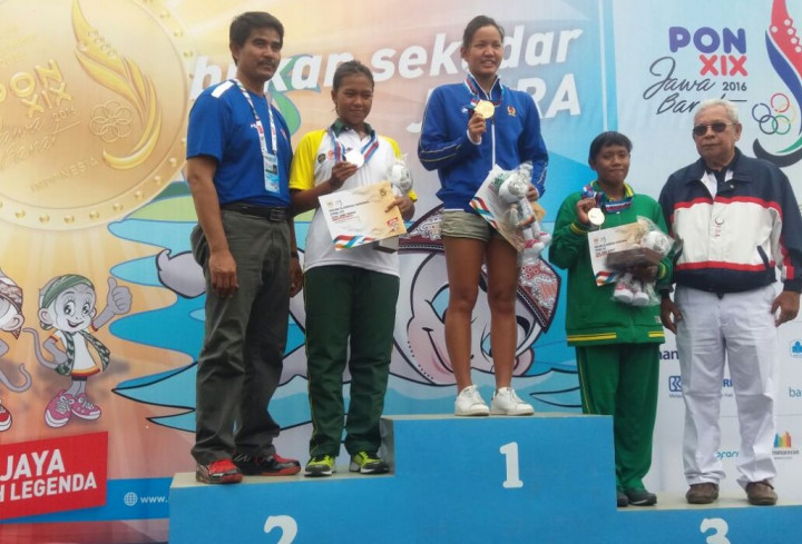 Perenang Putri Jabar Raih Emas di Cabang Renang Perairan Terbuka