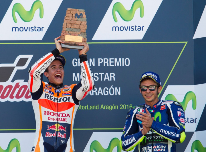 Marquez Senang Hentikan Momentum Juara Valentino Rossi