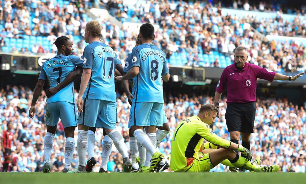 Penggawa Manchester City tampil impresif pada 10 pertandingan terakhir. (Foto: AFP/Paul Ellis)