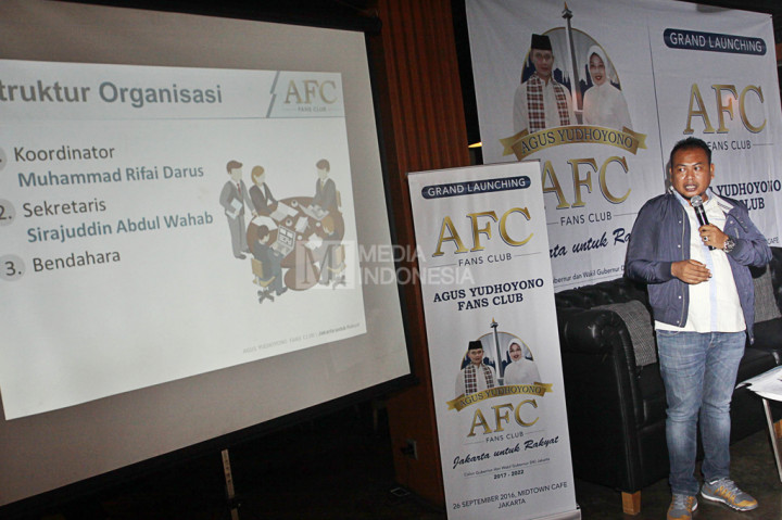 Pendukung Agus-Sylviana Deklarasikan Agus Fans Club