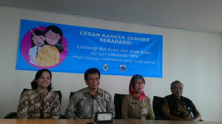 DKI Ditunjuk Sebagai Percontohan Imunisasi Kanker Serviks