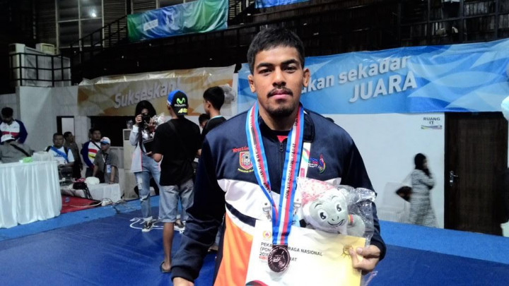 Pegulat Kalsel Beberkan Penyebab Kericuhan di Cabor Gulat PON 2016