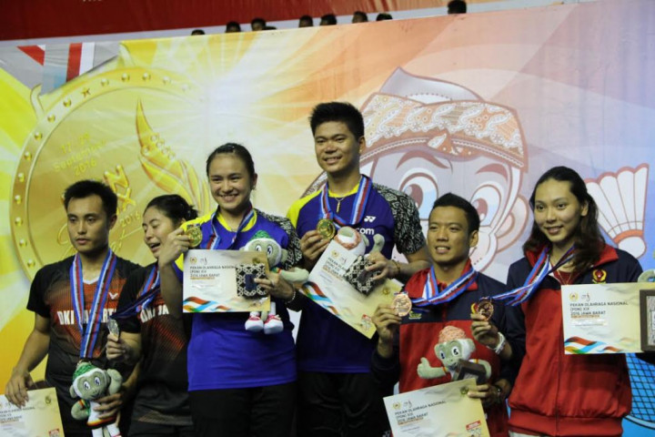 Taklukkan Ganda Campuran DKI, Praveen/Melati Sumbang Emas untuk Jatim