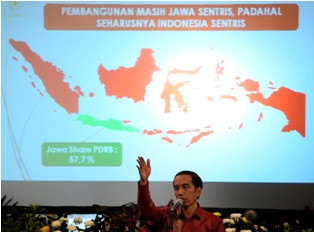 Jokowi Tinjau Lokasi Banjir Bandang di Garut