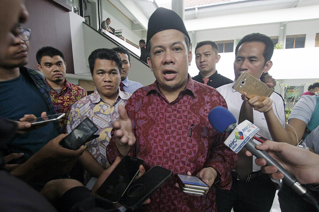 Wakil Ketua DPR Fahri Hamzah -- MI/Bary Fathahilah