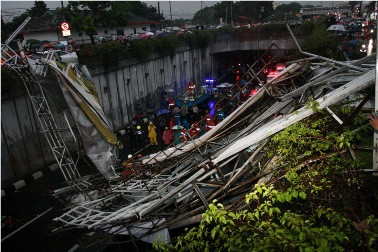 Polisi Kumpulkan Data dari Instansi DKI Usut Robohnya JPO Pasar Minggu