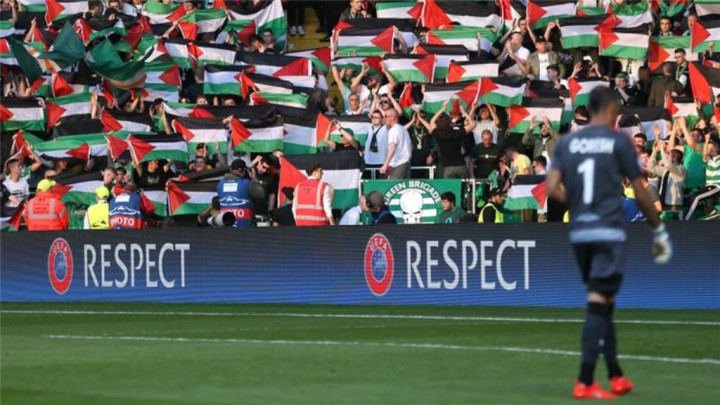 Gara-gara Bendera Palestina, Celtic Didenda UEFA