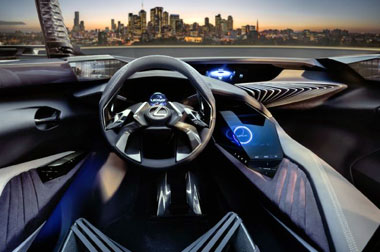 Begini Tampang Futuristik Interior Lexus UX Concept