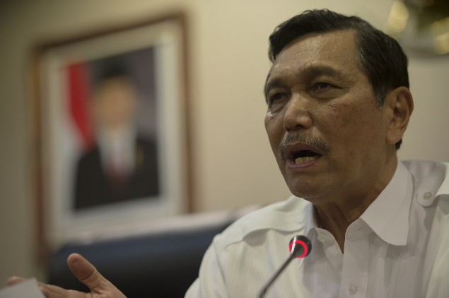 Coordinating Minister for Maritime Affairs Luhut Binsar Pandjaitan (Photo: Antara/Widodo S jusuf)