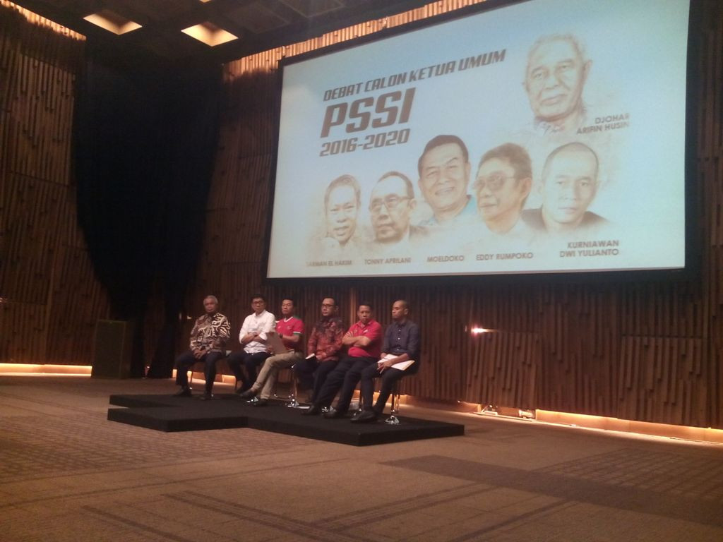 Suasana Debat Calon Ketua Umum PSSI (Foto: A. Firdaus/MTVN)
