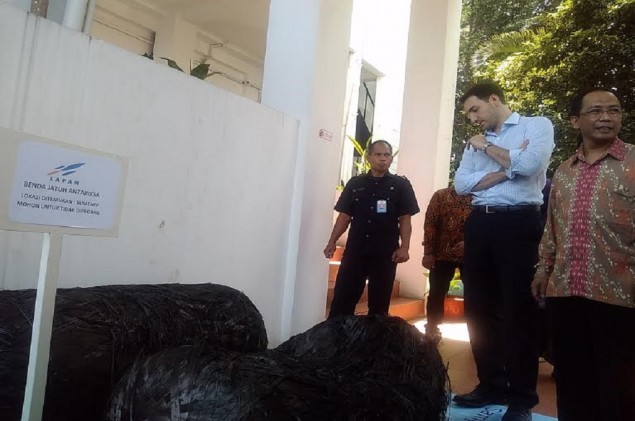 Lapan Hands Over Falcon 9 Rocket Debris to SpaceX