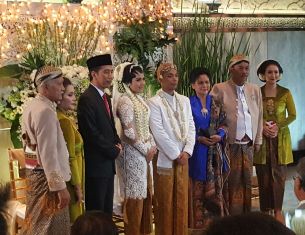 Presiden Jokowi Jadi Saksi Pernikahan Putra Ketua DPRD DKI