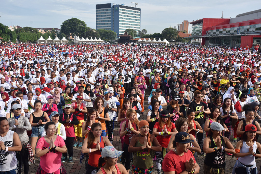 Zumba TAFISA Games 2016 Gagal Pecahkan Rekor Dunia