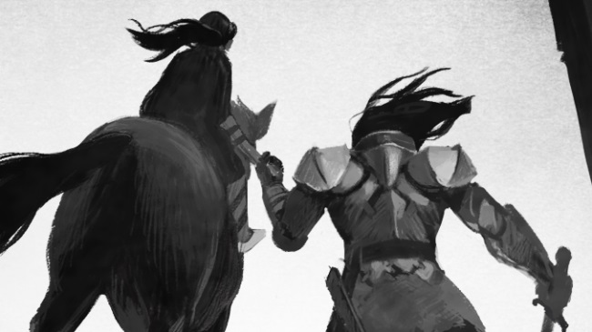 Berpetualang Sebagai Kesatria Buta di A Blind Legend