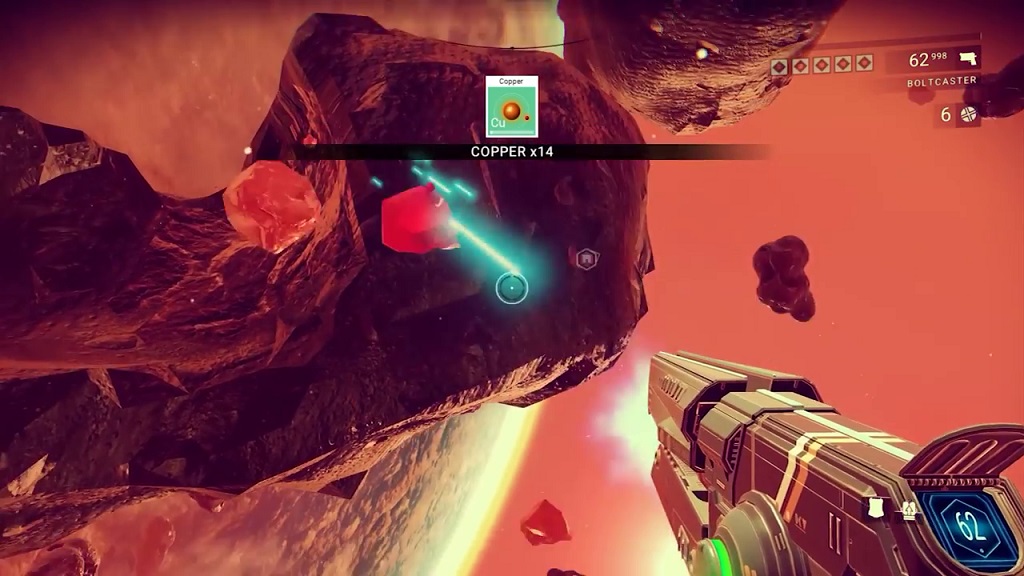 Pemain No Mans Sky ternyata bisa menjejakkan kaki di asteroid