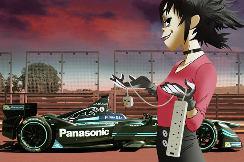 Tokoh kartu Noodle dari grup band virtual Gorillaz. Autoguide