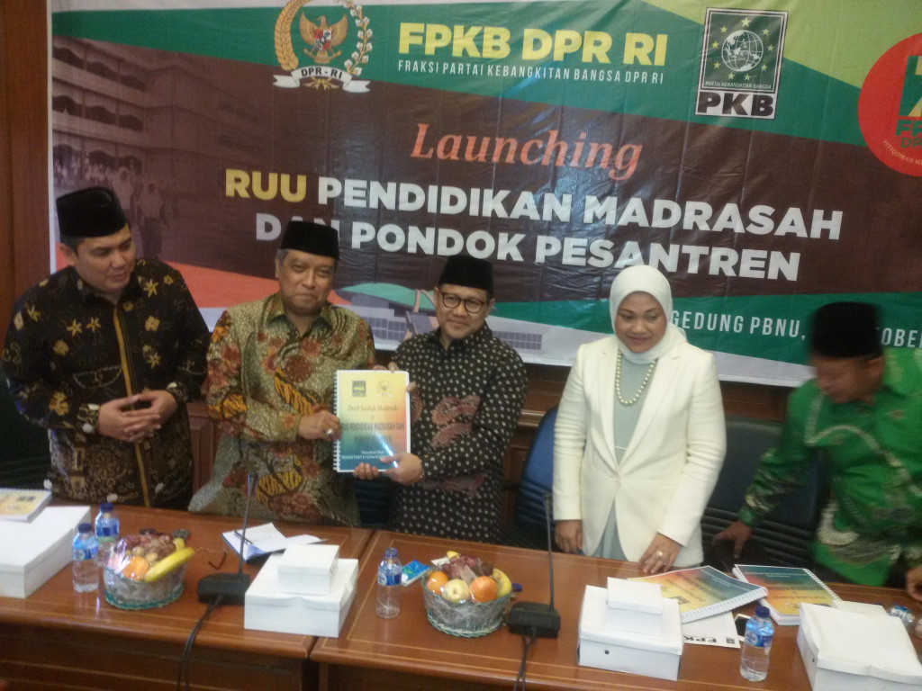 Fraksi PKB launching RUU Pendidikan Madrasah dan Pondok Pesantren