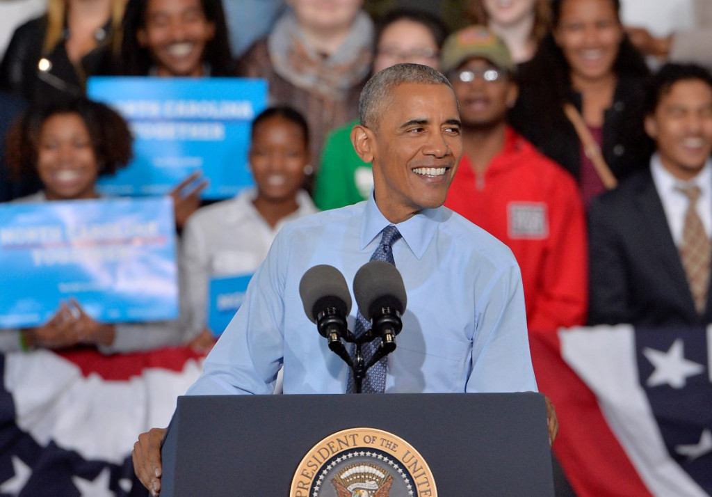 Barack Obama di North Carolina (Foto: TIME)
