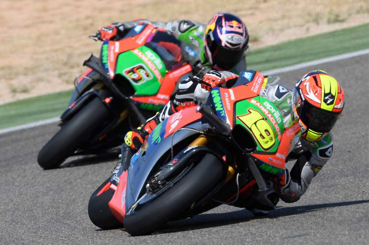 Aprilia 'Disuntik' Rangka Baru Mulai di Motegi