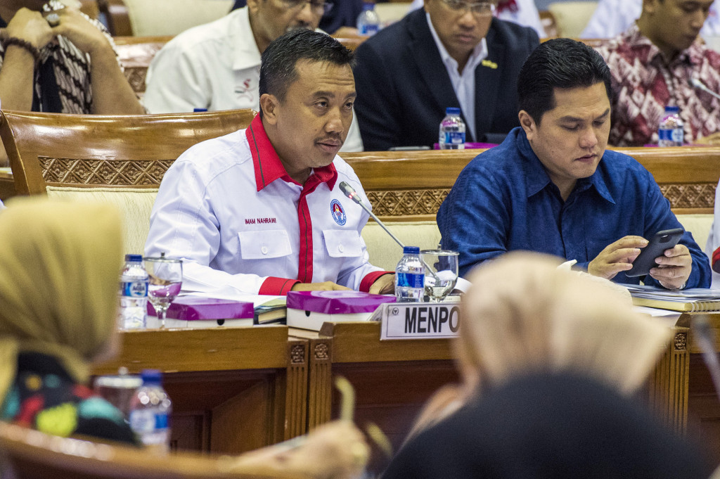 Menpora Bahas Persiapan Asian Games 2018