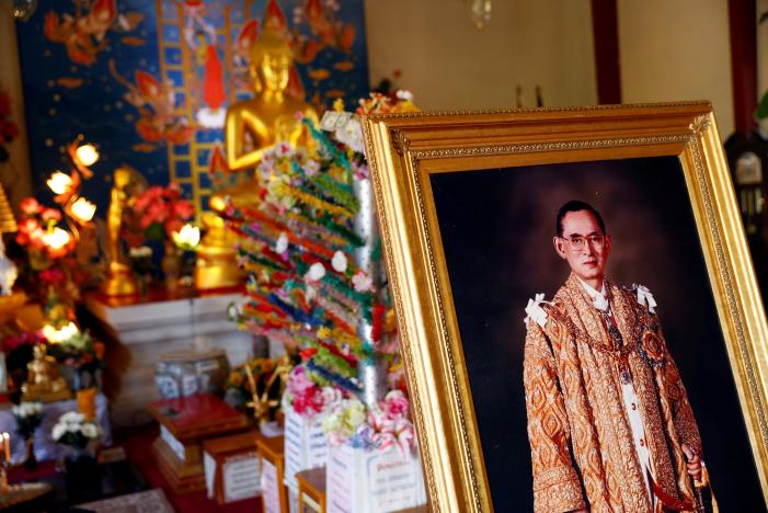 Raja Bhumibol wafat pada usia 88 tahun (Foto: Reuters)