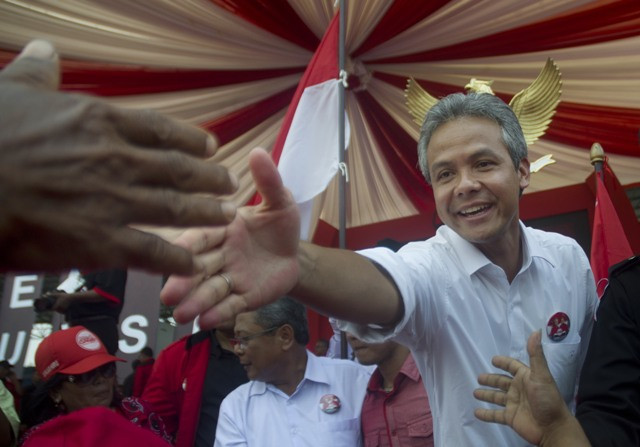 Gubernur Jawa Tengah Ganjar Pranowo. Foto: Antara/Andhika Betha