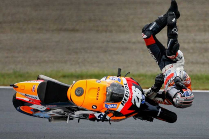 Pedrosa Patah Tulang Selangka di Sesi Latihan MotoGP Motegi