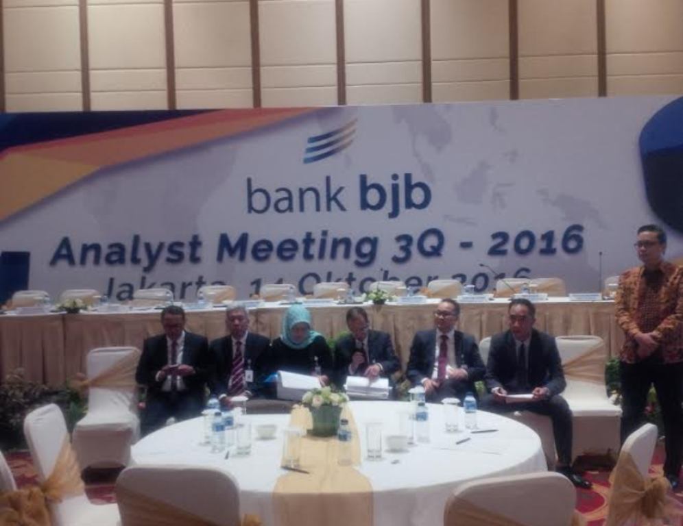 Suasana Analyst Meeting BJB Kuartal III-2016 (Foto: MTVN/Dian Ihsan Siregar)
