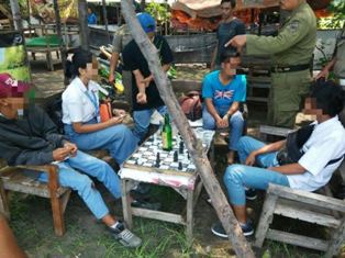 Pesta Miras, Lima Pelajar Diciduk Satpol PP